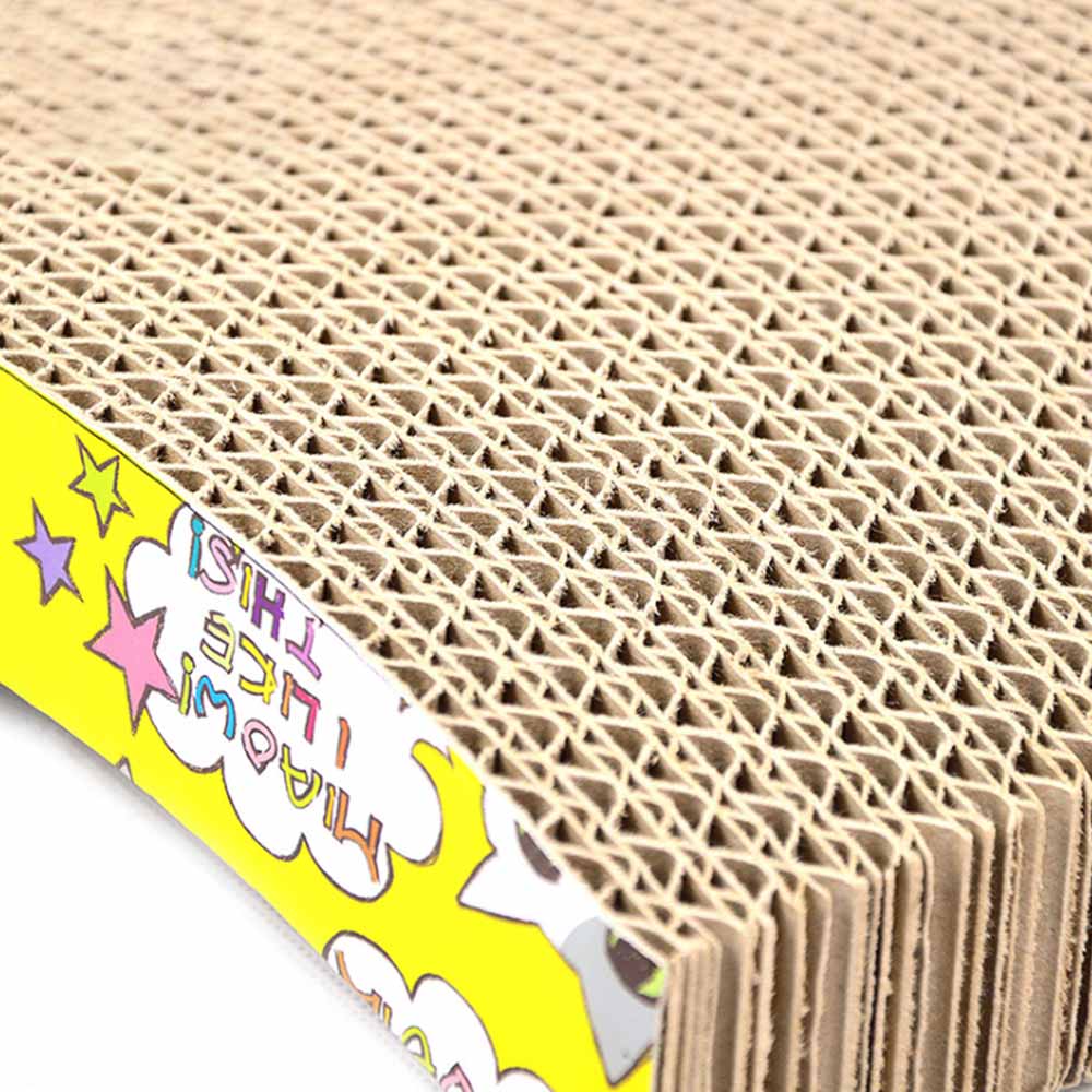 Cat Scratch Board Corrugated Mat, M-Shape 43 x 22cm by HitMyNeed