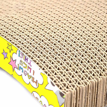 Cat Scratch Board Corrugated Mat, M-Shape 43 x 22cm by HitMyNeed