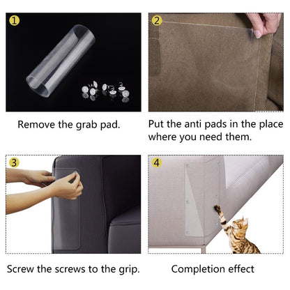 Cat Scratch Furniture Protector Set (2pcs, PVC Film) by HitMyNeed