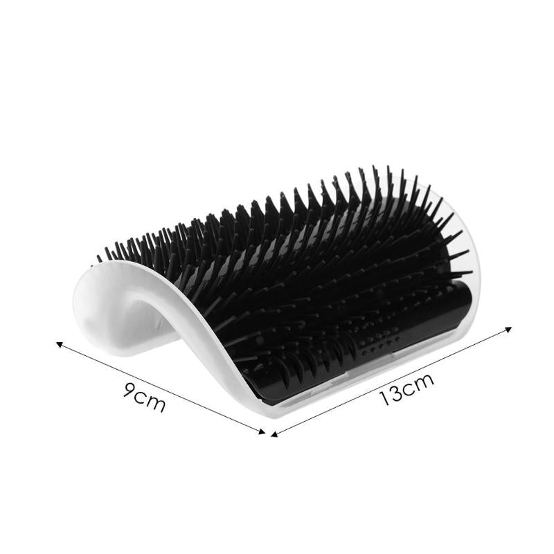 Cat Self Grooming Brush with Wall Mount & Catnip by HitMyNeed
