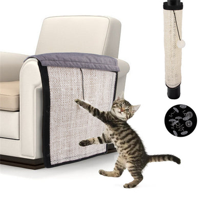 Cat Sofa Protector Scratch Pad with Hanging Toy Ball by HitMyNeed