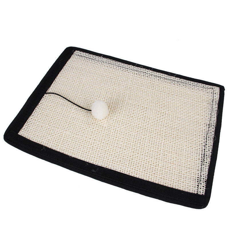 Cat Sofa Protector Scratch Pad with Hanging Toy Ball by HitMyNeed