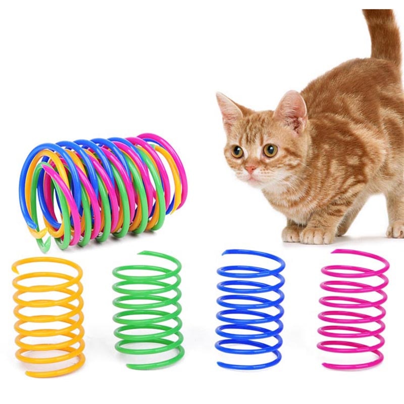 Cat Spring Toys Interactive Coil Set (8 Pack) by HitMyNeed