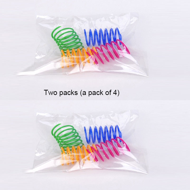 Cat Spring Toys Interactive Coil Set (8 Pack) by HitMyNeed
