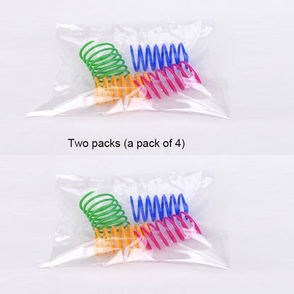 Cat Spring Toys Interactive Coil Set (8 Pack) by HitMyNeed