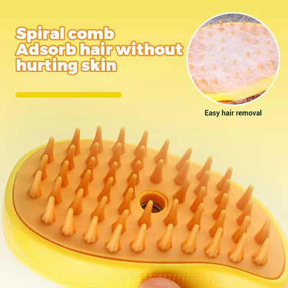 Cat Steam Brush for Shedding and Coat Care by HitMyNeed