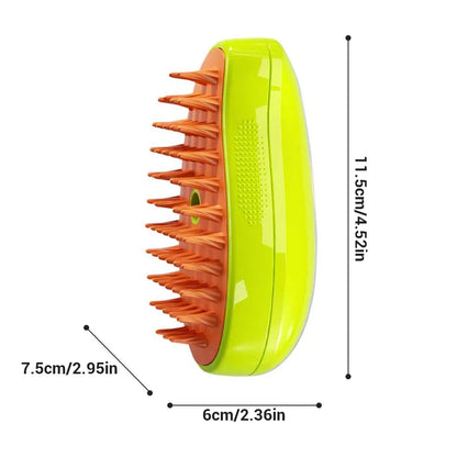 Cat Steam Brush for Shedding and Coat Care by HitMyNeed