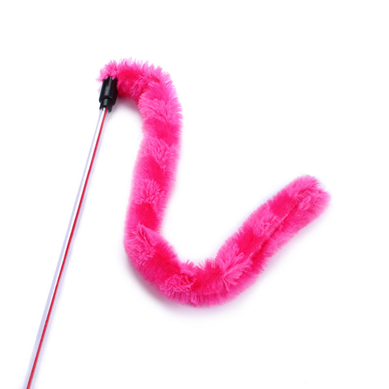 Cat Wand Toy with Plush Tail Teaser by HitMyNeed