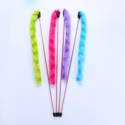 Cat Wand Toy with Plush Tail Teaser by HitMyNeed