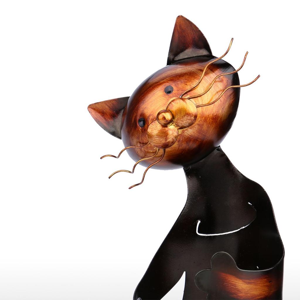 Cat Wine Bottle Holder Decorative Countertop Rack by HitMyNeed