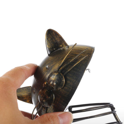 Cat Wine Rack with Cork Holder for Kitchen Counter by HitMyNeed