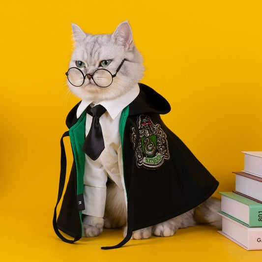 Cat Wizard Cape with Hood Costume by HitMyNeed