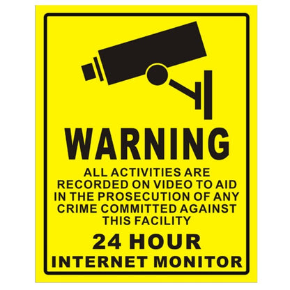 CCTV Warning Sticker Waterproof Security Sign by HitMyNeed