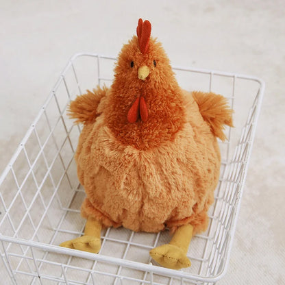 Cecil Chicken Plush Toy Cute Soft Stuffed Decor Doll by HitMyNeed