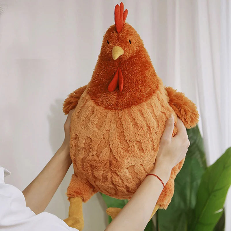 Cecil Chicken Plush Toy Cute Soft Stuffed Decor Doll 23cm by HitMyNeed