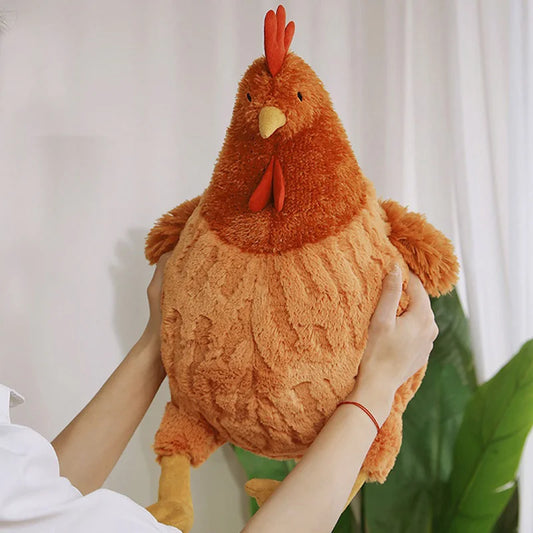 Cecil Chicken Plush Toy Cute Soft Stuffed Decor Doll 23cm by HitMyNeed
