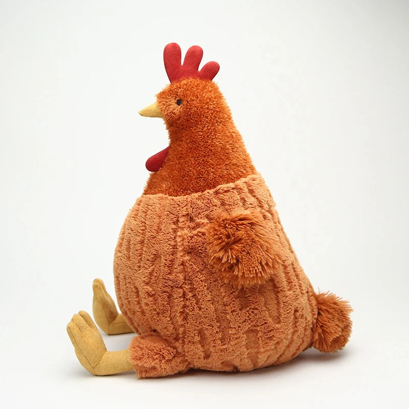 Cecil Chicken Plush Toy Cute Soft Stuffed Decor Doll by HitMyNeed