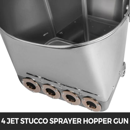 Cement Mortar Wall & Ceiling Spray Gun with 4 Nozzles by HitMyNeed