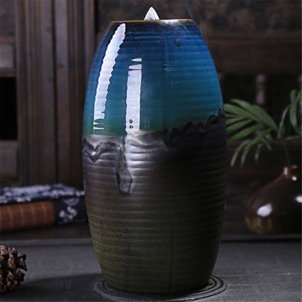 Ceramic Backflow Incense Stick Holder Burner by HitMyNeed