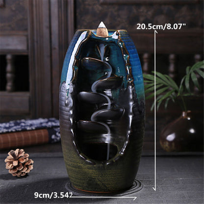 Ceramic Backflow Incense Stick Holder Burner by HitMyNeed