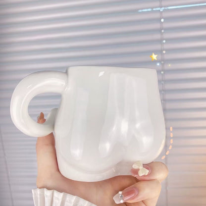Ceramic Belly Mug Coffee Cup 330ml by HitMyNeed