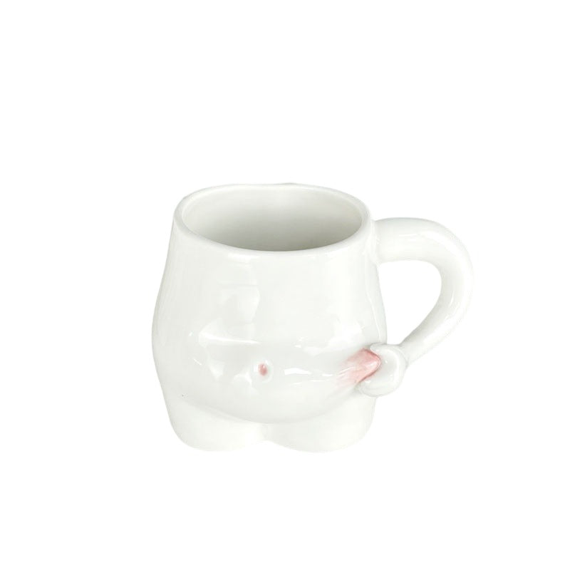Ceramic Belly Mug Coffee Cup 330ml by HitMyNeed