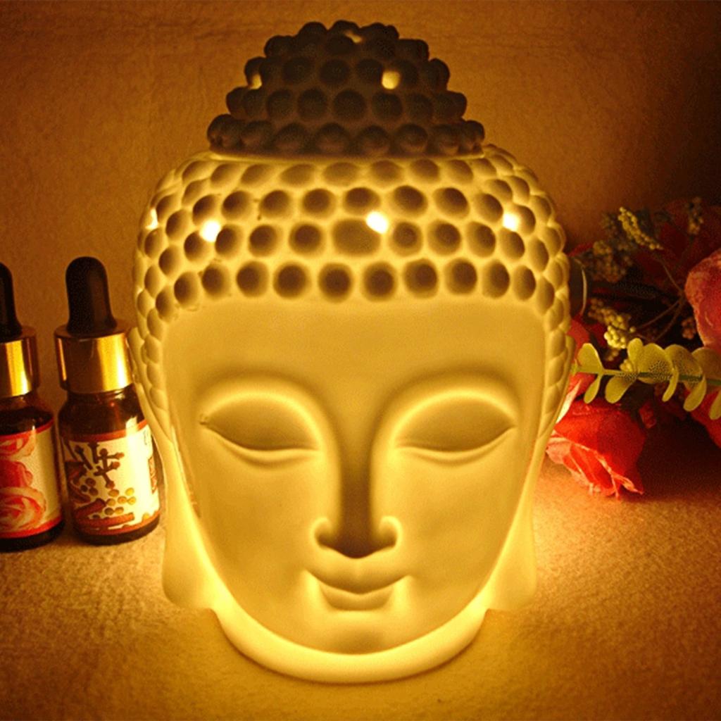 Ceramic Buddha Oil Burner Aromatherapy Diffuser by HitMyNeed