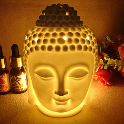 Ceramic Buddha Oil Burner Aromatherapy Diffuser by HitMyNeed