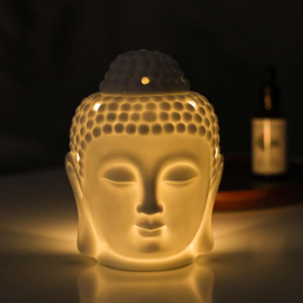 Ceramic Buddha Oil Burner Aromatherapy Diffuser by HitMyNeed