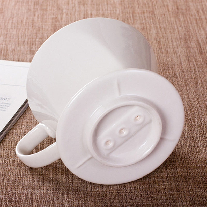 Ceramic Coffee Dripper Cup with Handle by HitMyNeed