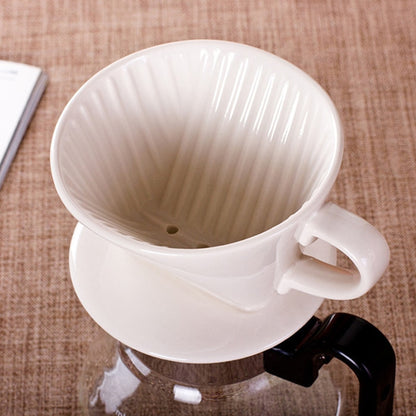 Ceramic Coffee Dripper Cup with Handle by HitMyNeed