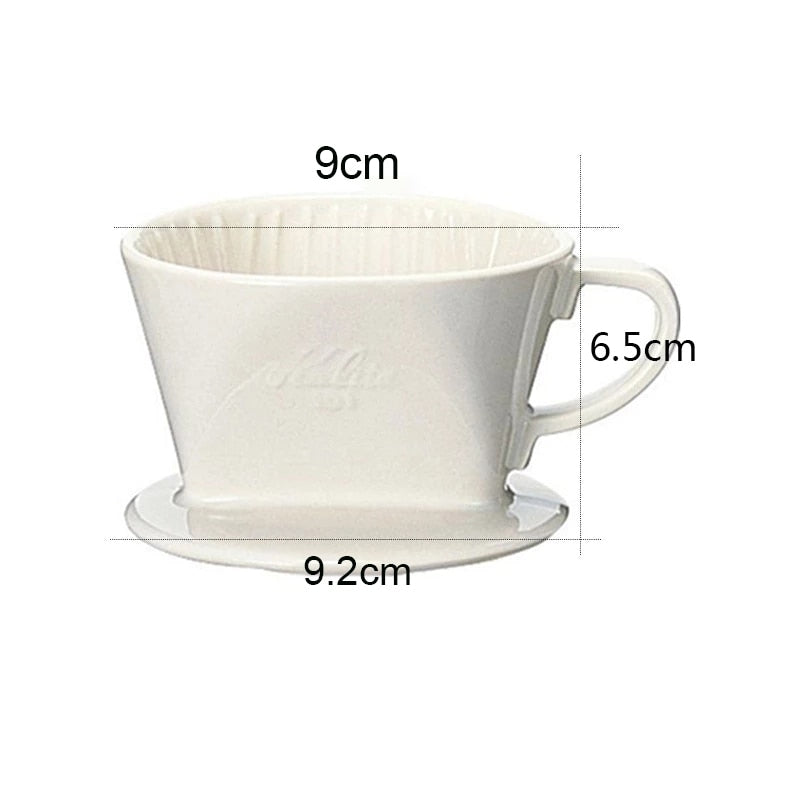 Ceramic Coffee Dripper Cup with Handle by HitMyNeed