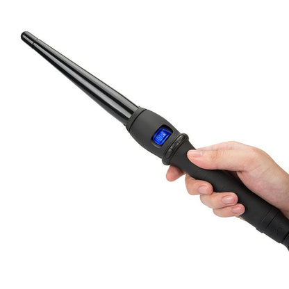 Ceramic Curling Iron Hair Wand with LCD Control by HitMyNeed