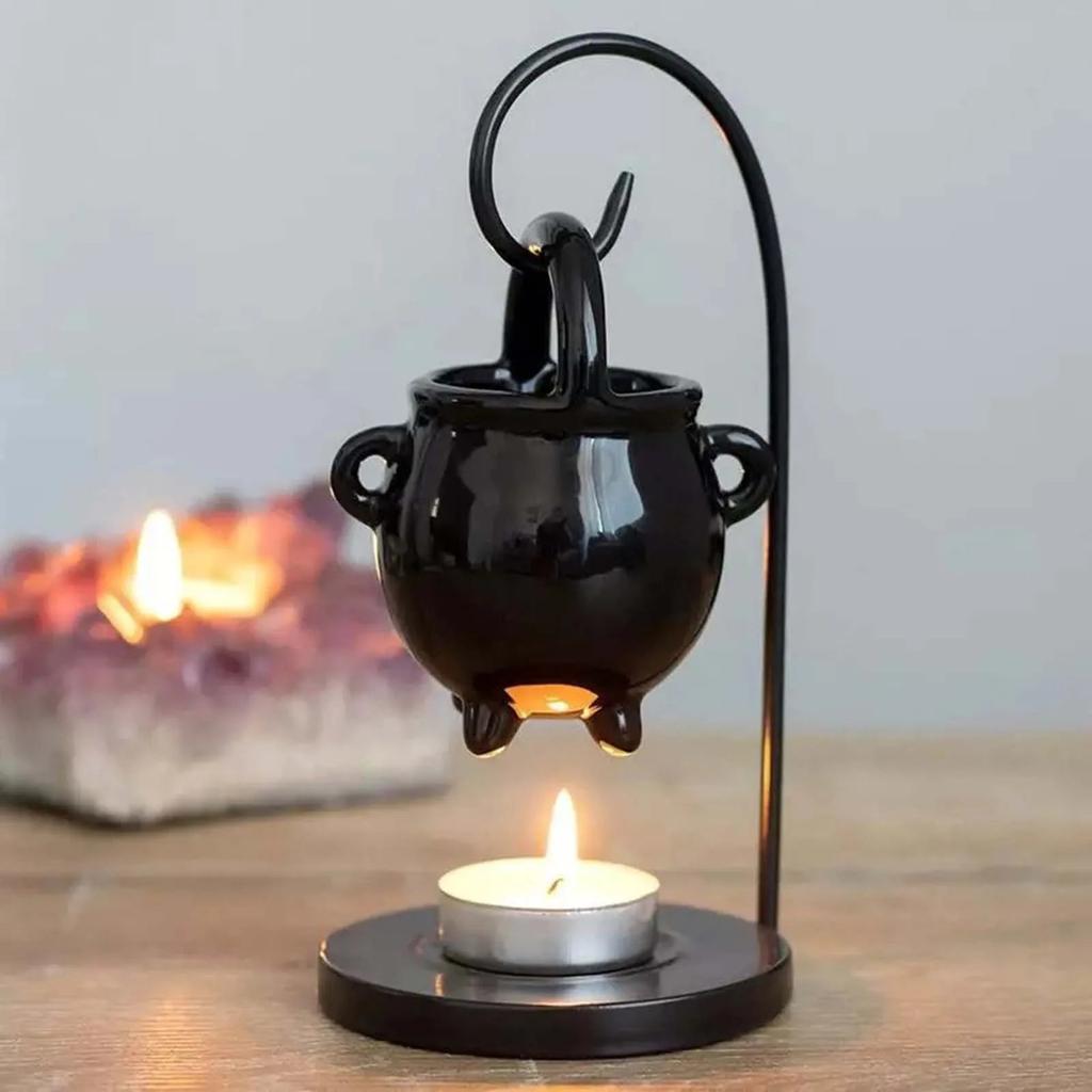 Ceramic Essential Oil Burner & Tealight Wax Warmer by HitMyNeed