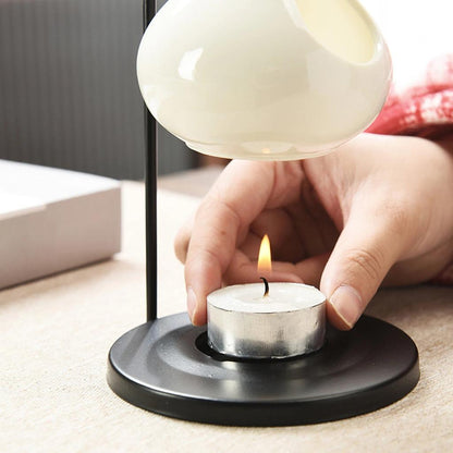 Ceramic Essential Oil Burner & Tealight Wax Warmer by HitMyNeed