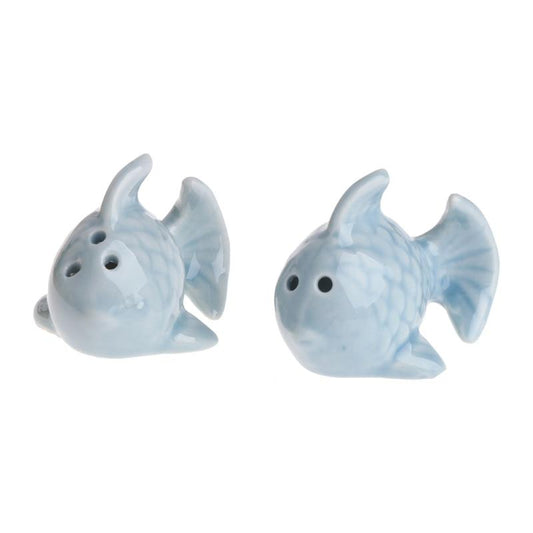 Ceramic Fish Salt and Pepper Shaker Set, 2-Piece by HitMyNeed