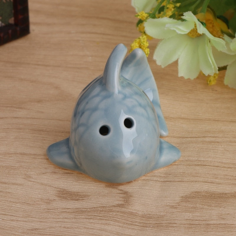 Ceramic Fish Salt and Pepper Shaker Set, 2-Piece by HitMyNeed