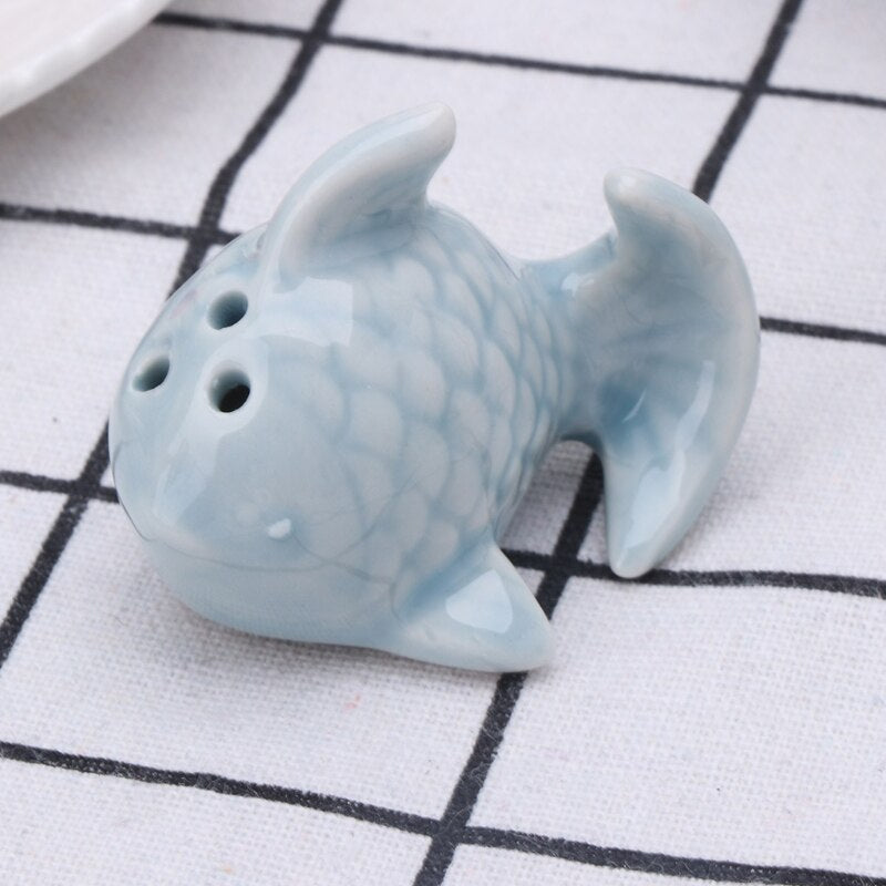 Ceramic Fish Salt and Pepper Shaker Set, 2-Piece by HitMyNeed