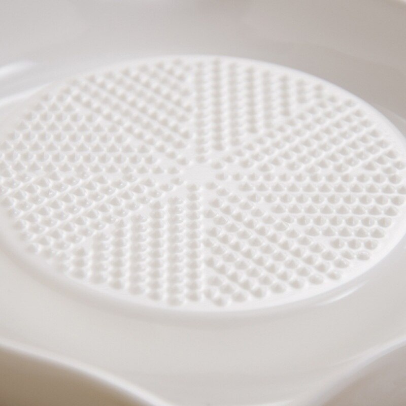 Ceramic Garlic Grater Plate for Kitchen Prep by HitMyNeed