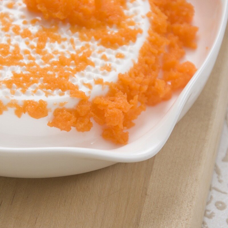Ceramic Garlic Grater Plate for Kitchen Prep by HitMyNeed