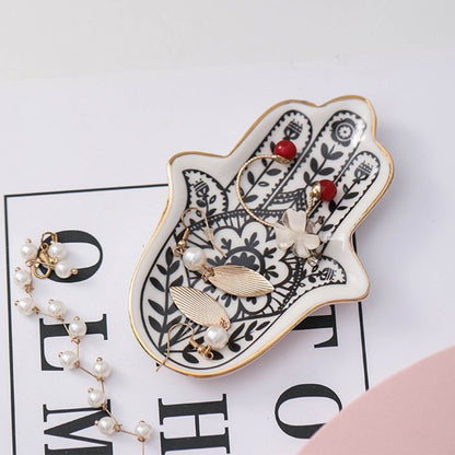 Ceramic Hand Trinket Dish for Jewelry & Keys by HitMyNeed
