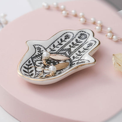 Ceramic Hand Trinket Dish for Jewelry & Keys by HitMyNeed