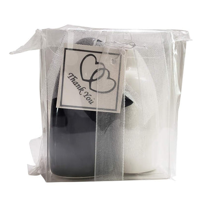 Ceramic Hugging Salt and Pepper Shakers Set by HitMyNeed