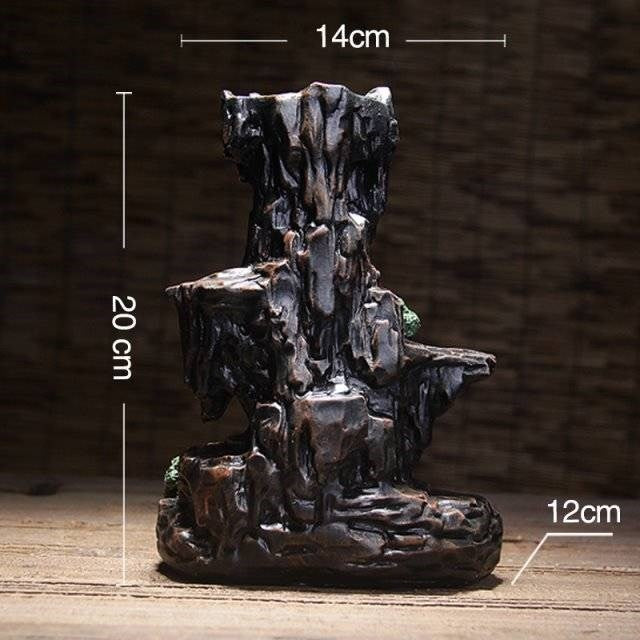 Ceramic Incense Smoke Waterfall Burner with Cones by HitMyNeed