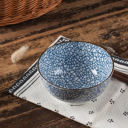 Ceramic Japanese-Style Bowl Set, 4 Pcs by HitMyNeed