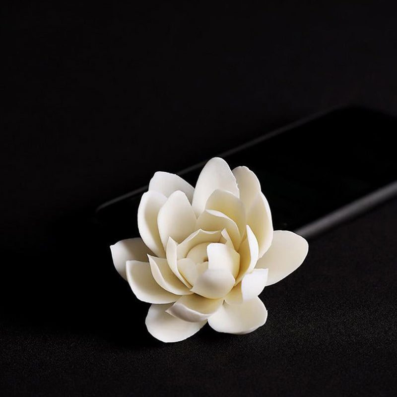 Ceramic Lotus Flower Incense Burner Holder by HitMyNeed