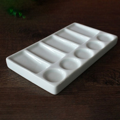 Ceramic Paint Palette 10-Hole Mixing Tray by HitMyNeed