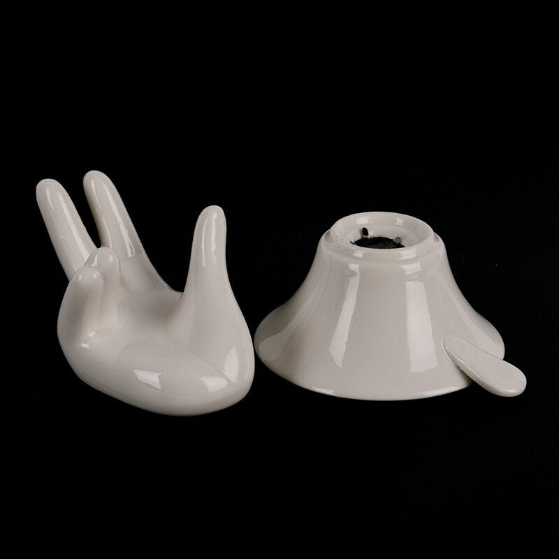 Ceramic Tea Strainer with Hand Holder by HitMyNeed