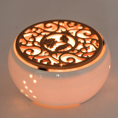 Ceramic Teapot Warmer with Candle Heater Base by HitMyNeed