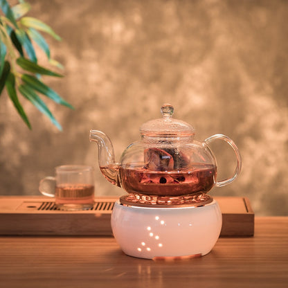 Ceramic Teapot Warmer with Candle Heater Base by HitMyNeed
